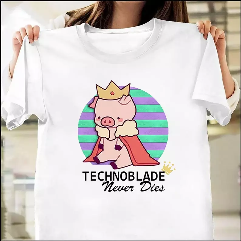 technoblade merch technoblade never dies shirt - Kingteeshop