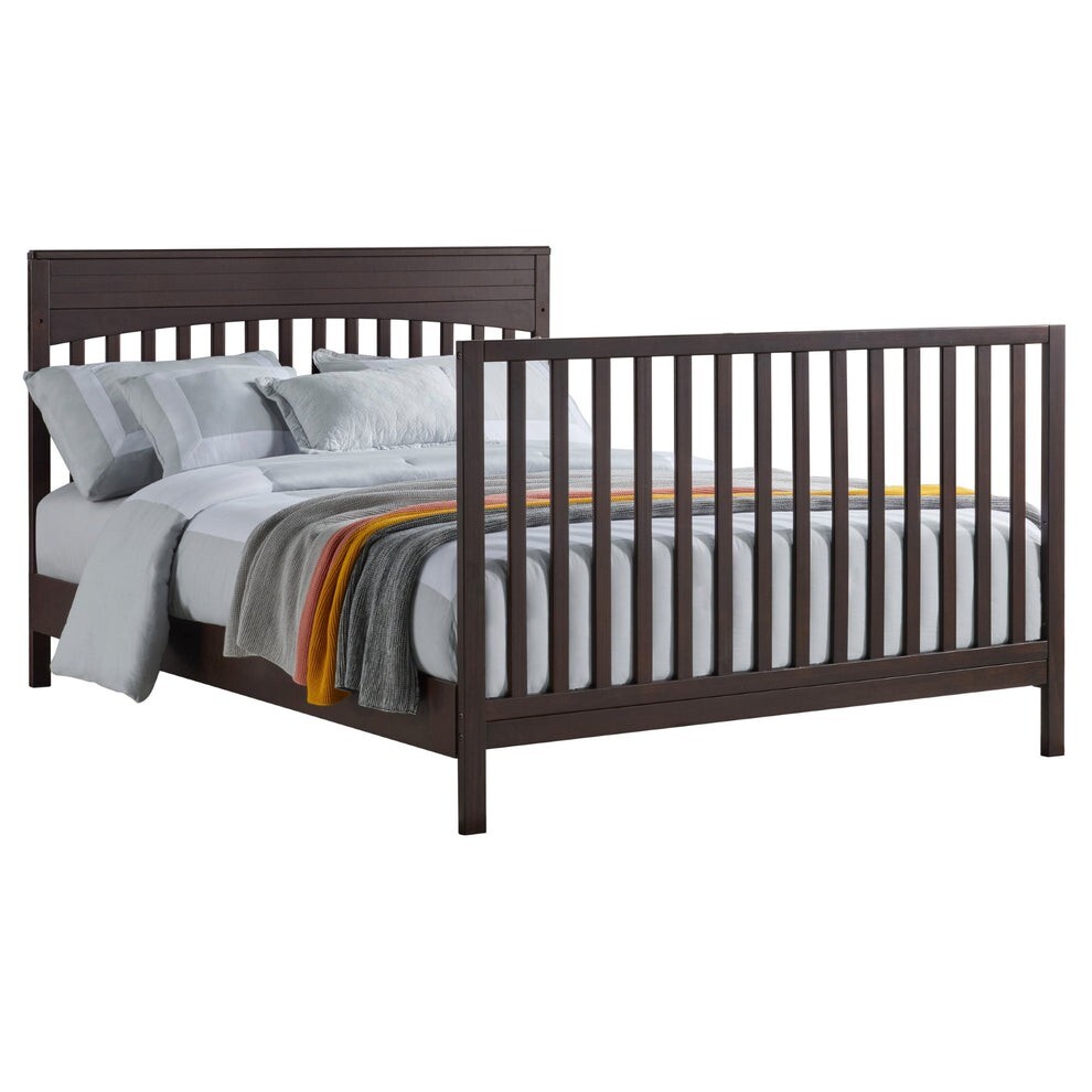 Oxford Baby Harper 4 in 1 Convertible Crib-Espresso