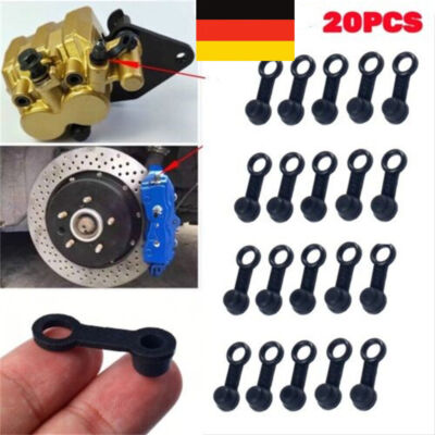 Produktbild von 20x Gummi-Bremse Entlüftungskappen – Für Motorrad, Auto, ATV & Wohnwagen, Universell Einsetzbar