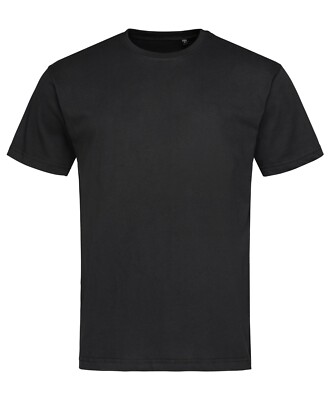 Stedman Nano Lightweight Budget Plain SCHWARZ oder WEISS Baumwolle Tee T-Shirt