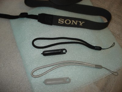 Genuine Sony Digital Camera Hand Wrist & Neck Strap & Paint Pen -Black or Gray
