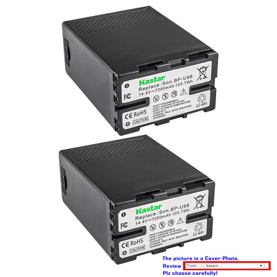 Kastar Battery Replacement for Sony BP-U98 BP-U90 BP-U60 Sony PXW
