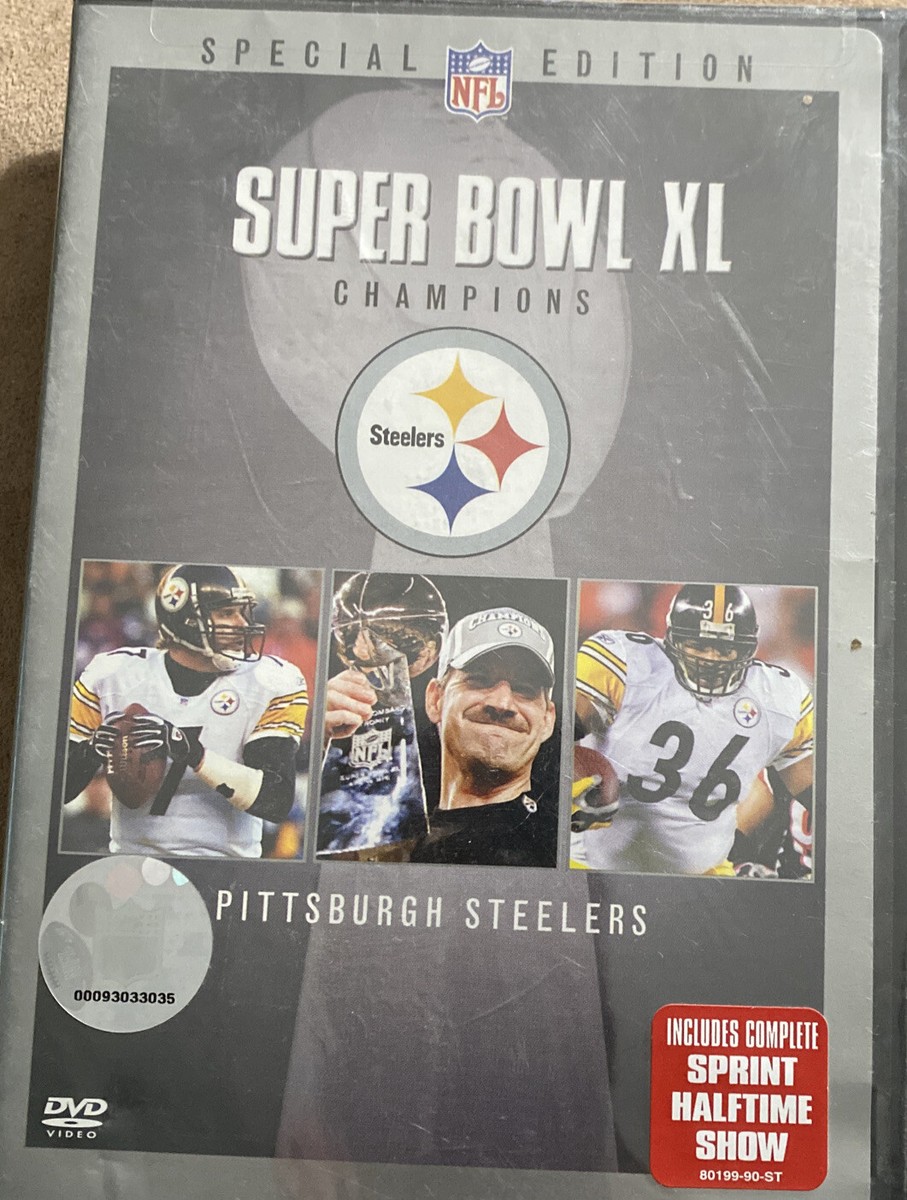 NFL Super Bowl XL Champions - Steelers - includes Halftime show