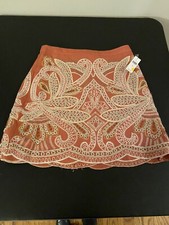 NWT NEW ANTHROPOLOGIE MAEVE CLOTILDE MINI SKIRT SIZE 10 SOLD OUT 