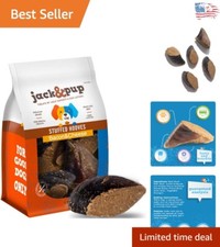 Sustainable Bacon  Cheese Dog Chews for Medium to Heavy Chewers - 5-Pack Treats