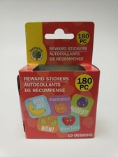 Teaching Tree Reward Motivational Stickers 10 Designs In Roll 180 Pieces - d/3