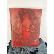 Rotunda 1930 Yearbook Southern Methodist University Dallas Texas Vintage Book