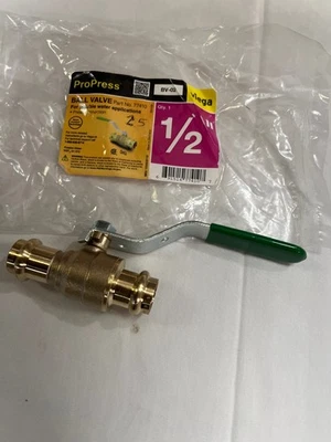 Viega ProPress 1/2 in. Press Zero-Lead Bronze Ball Valve 77410
