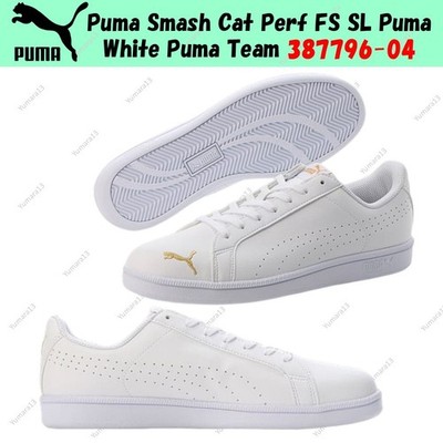 Puma Smash Cat Perf FS SL Puma White Puma Team 387796-04 Men's Size