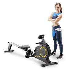 CIRCUIT FITNESS DELUXE FOLDABLE MAGNETIC ROWING MACHINE - - Scratch & Dent