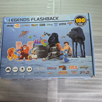 AtGames Legends Flashback Atari 2600 Console 100 Games HDMI 2 Wired Controllers