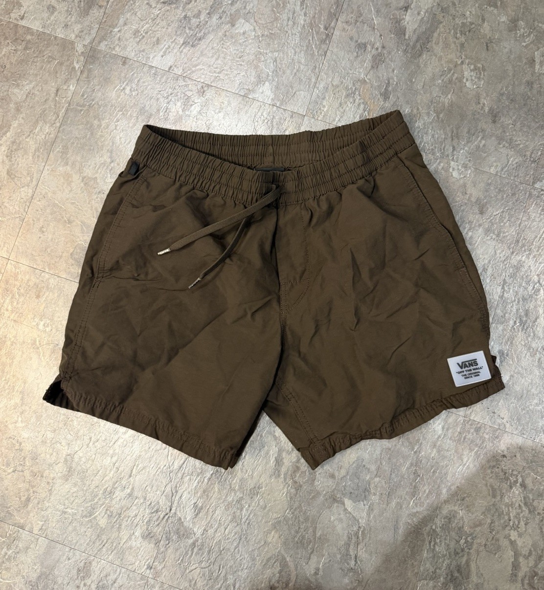 Brown Vans Off The Wall Size Small Shorts