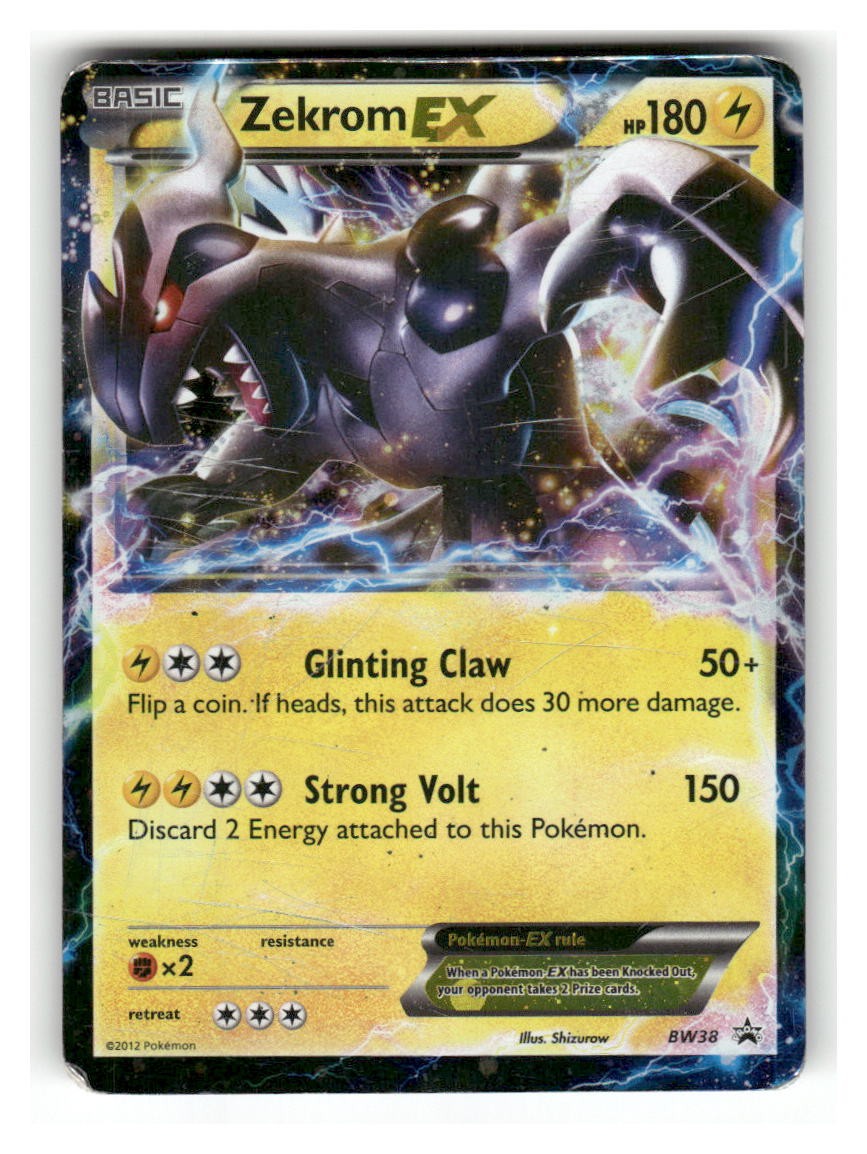 Zekrom EX 51/99 Holo EX Rare Next Destinies Pokemon Moderately Played