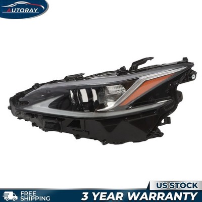 For 2019-2021 Lexus ES300h/ES350 Headlight Projector Driver Side w/LED DRL Clear