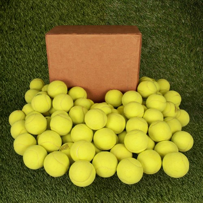 #ad #ad 100 Tennis Balls Bulk Practice Training Ball Machine A Grade Recycled Tennis $58.95