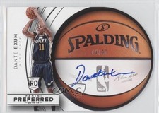 2014-15 Panini Preferred Roundball Die-Cut Auto 14/35 Dante Exum #35 Auto h2o