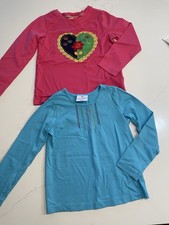 Lot of 2 Hanna Andersson Long Sleeve Tops Size 110 US 5 Excellent Condition