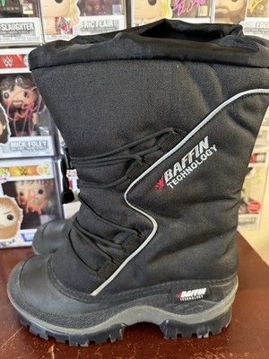 Excellent, Barely Worn - Baffin Technology Icefield Black Snow Boots Women s 8