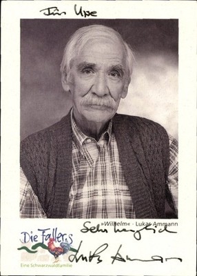 Postcard actor Lukas Ammann as Wilhelm, portrait, autograph, the... - 10883986
