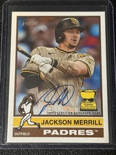 2024 Topps Heritage Real One Autograph Jackson Merrill Padres #ROA-JME