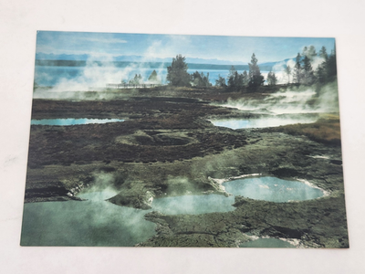 #ad #ad Postcard Geyser Basin West Thumb Yellowstone National Park Wyoming unposted $3.00