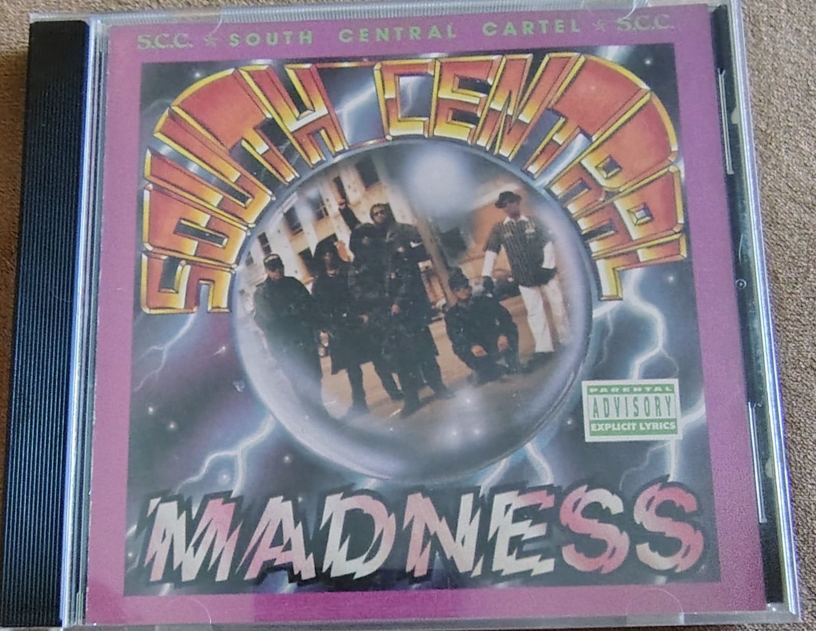 South Central Cartel SOUTH CENTRAL MADNESS cd GWK/Jamtime 1991 13-tracks XLNT!! 