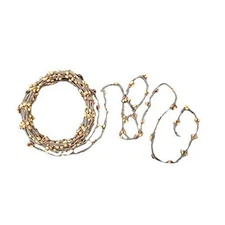  Pip Berry String Garland, 18-Feet, Old Gold 