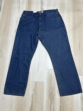 Fleet Farm Field n Forest Denim Blue Jeans Men's Size 38x29 Rugged Apparel B119