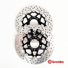 Coppia dischi freno anteriori galleggianti Brembo per Suzuki GSXR 750 K4-K5 2004-2005