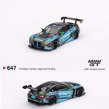 Mini GT BMW M4 GT3 #97 Turner Motosport IMSA 2023 Laguna Seca GTD 2nd 1/64 Scale