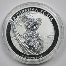 2015 Australian Koala 1 oz .999 Silver Round 1 Dollar $1 Elizabeth II Australia