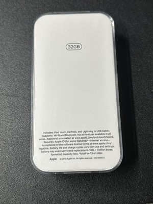 Apple 32GB, WiFi 7th Gen iPod - Silver MVHV2LL/A for sale online