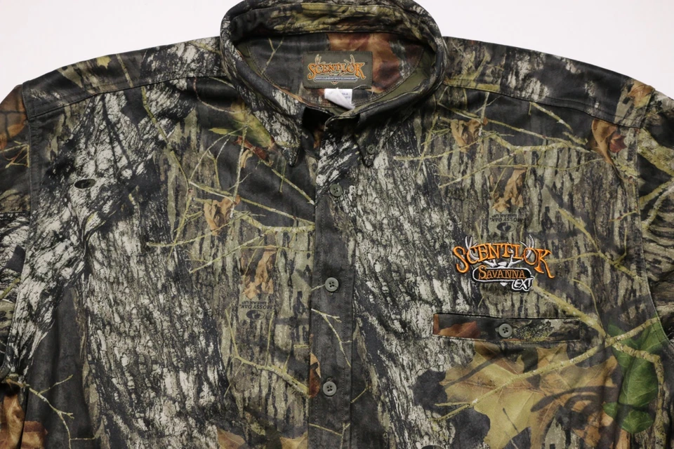 Scent-Lok Savanna EXT Mossy Oak Break Up Camo Heavy Shirt Jacket Men's 3XL - Image 2 of 4