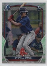 2023 Bowman Chrome Prospects Lunar Glow Refractor Lyonell James #BCP-118 0x4h