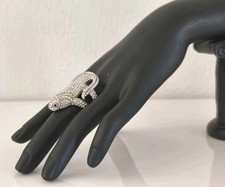 Großer Gecko Ring  von Sarah Kern mit Swarovski Kristallen Gr. 57/18,1 mm, neu!