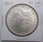 1900 P Morgan, BU/AU, Strong Strike, Beautiful Detail, Brilliant White, Nice