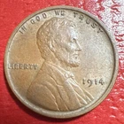 1914-P AU BN Lincoln Wheat Cent Penny/One Cent Sold As Pictured 265