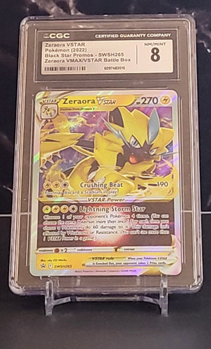Zeraora VSTAR graded CGC 8 for sale on eBay