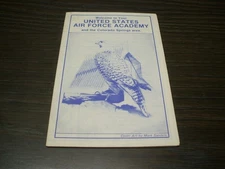 1988(?) WELCOME TO USAF ACADEMY & COLORADO SPRINGS AREA Guide Map