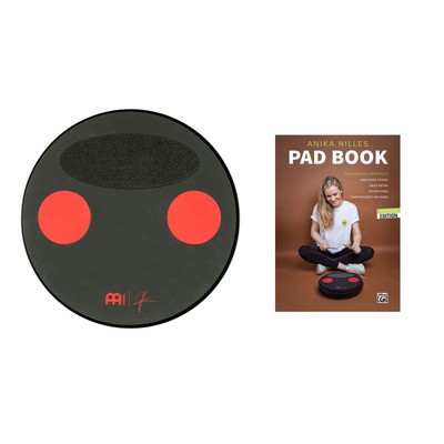 Meinl Split Tone Practice Pad, 12 Zoll, Set mit Schlagzeug Zubehör und