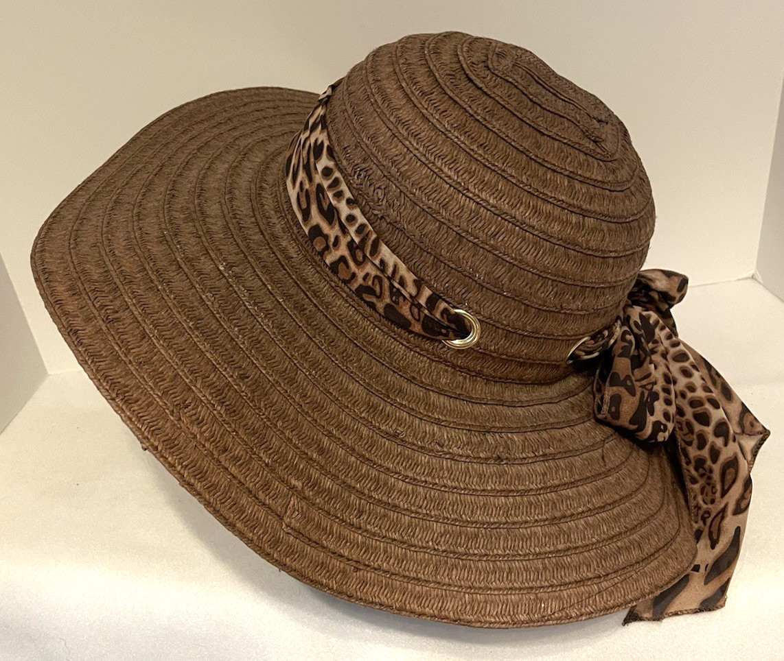 Jaclyn Smith Brown Packable Floppy Foldable Sun H… - image 6