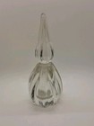 Crystal Clear Perfume Bottle w/Spire Finial ~ Vintage ~ — photo 4