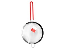 Colino Inox 18/8 Manico Silicone Rosso 20cm Home