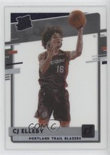 2020-21 Panini Clearly Donruss Rated Rookie Purple CJ Elleby #83 0ho3