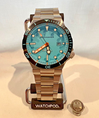 Spinnaker Hi-Beat Boettger Diver w/ Azure Blue Dial #SP-5083-99. DISCONTINUED.