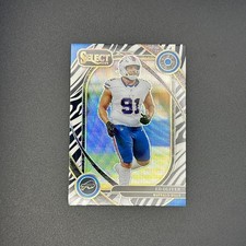 Ed Oliver 2024 Panini Select #254 Club Level Zebra Prizm Wave Bills