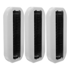 3pcs Manual Handheld Carpet Sweeper - Pet Hair Remover Lint Roller Tool For Bed