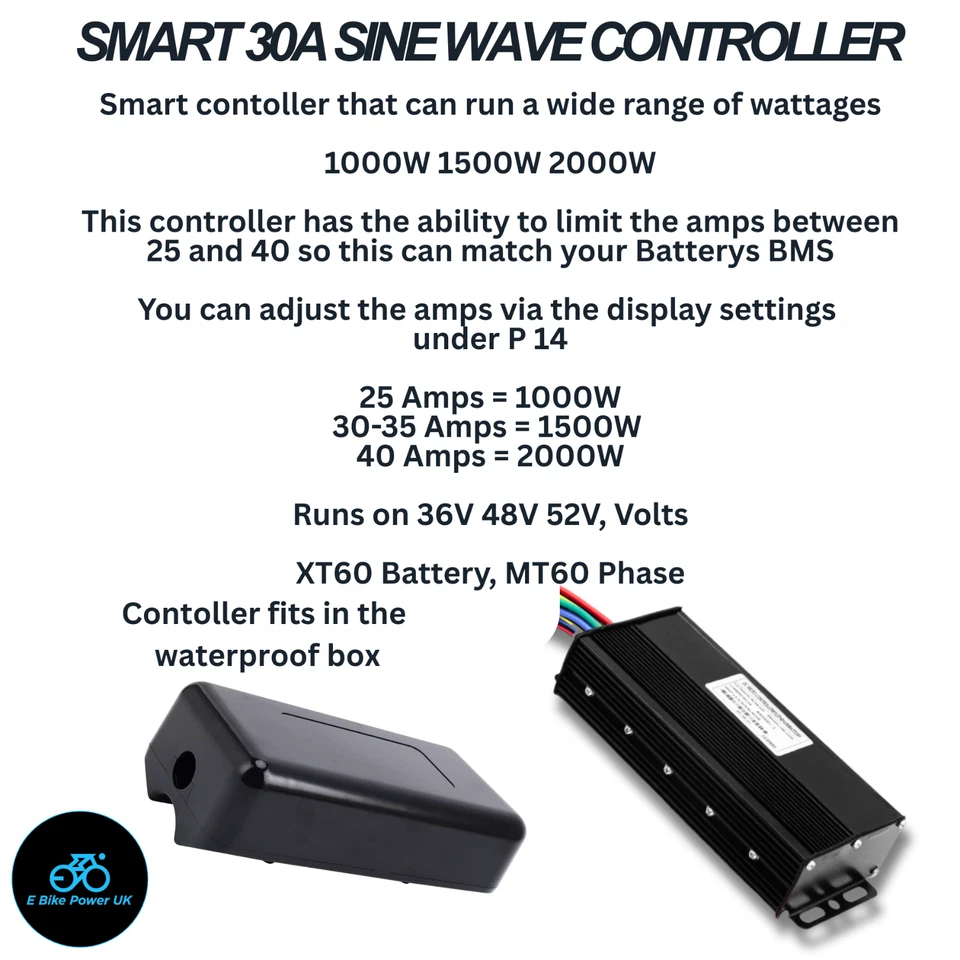 Conversion Kit 48V 20Ah Battery Rear Motor 7 Speed Freewheel MTX Rim MTX 40A - Image 4 of 4