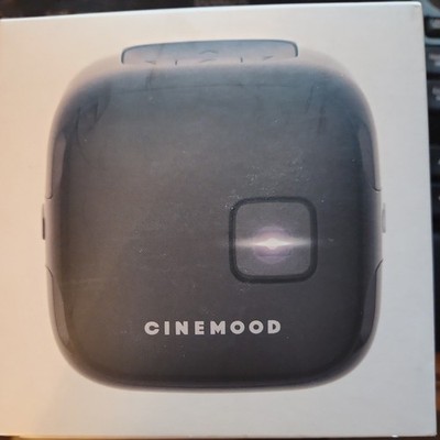 CINEMOOD 360 - Smart wifi bluetooth Black Cube Projector Plus more! New in Box!