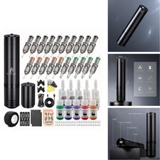 Tattoo Gun Kit-BIOMASER Wireless Tattoo Kit Complete Beginners Rotary Tattoo